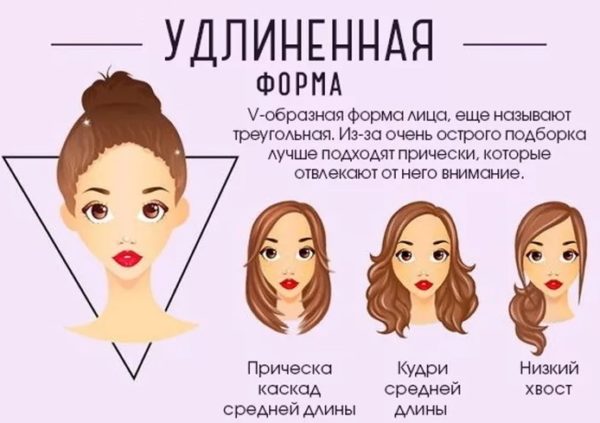 Прическа для нового года по форме лица треугольник Как выбрать прическу для треугольного лица