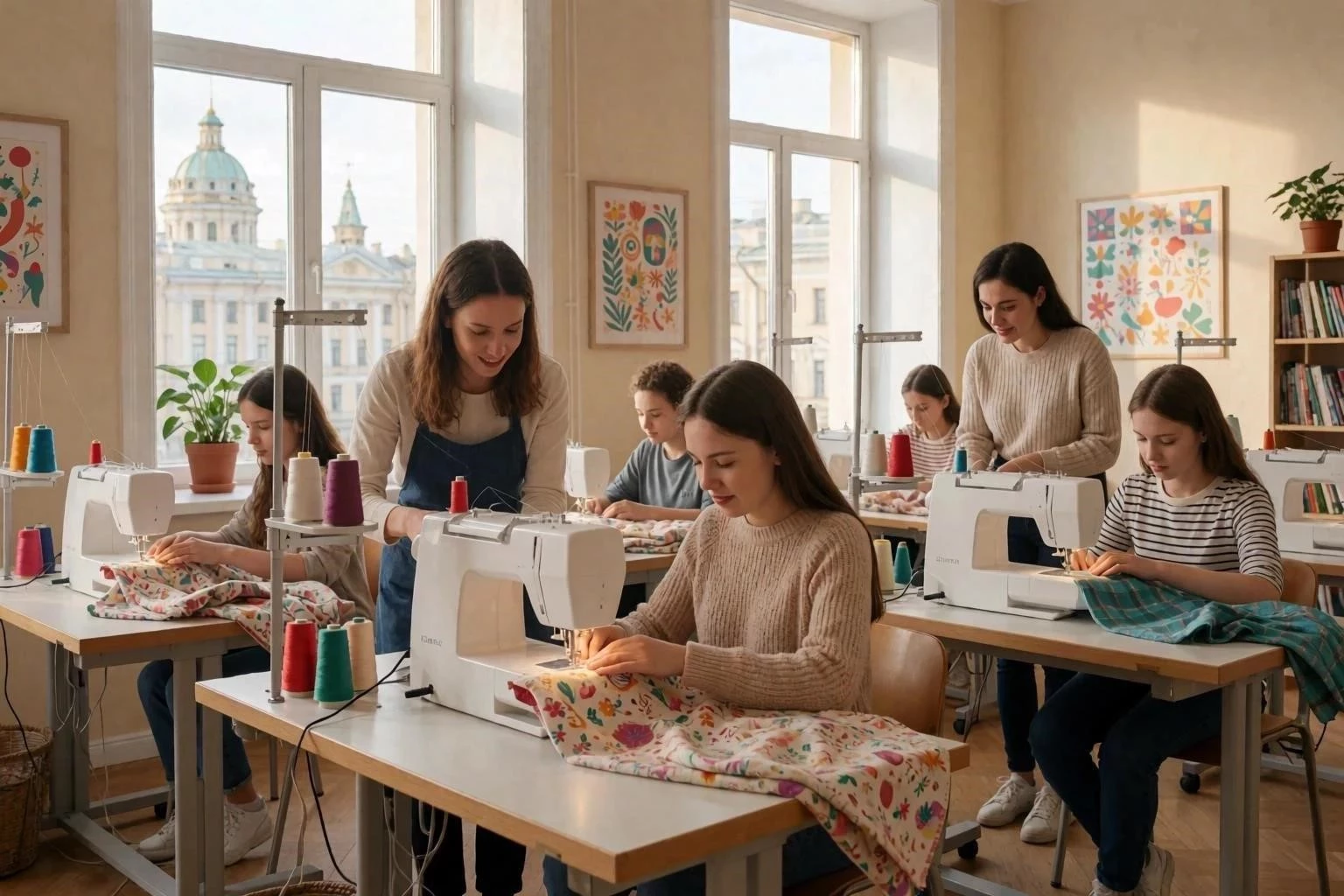 Современные курсы шитья для начинающих в Санкт-Петербурге